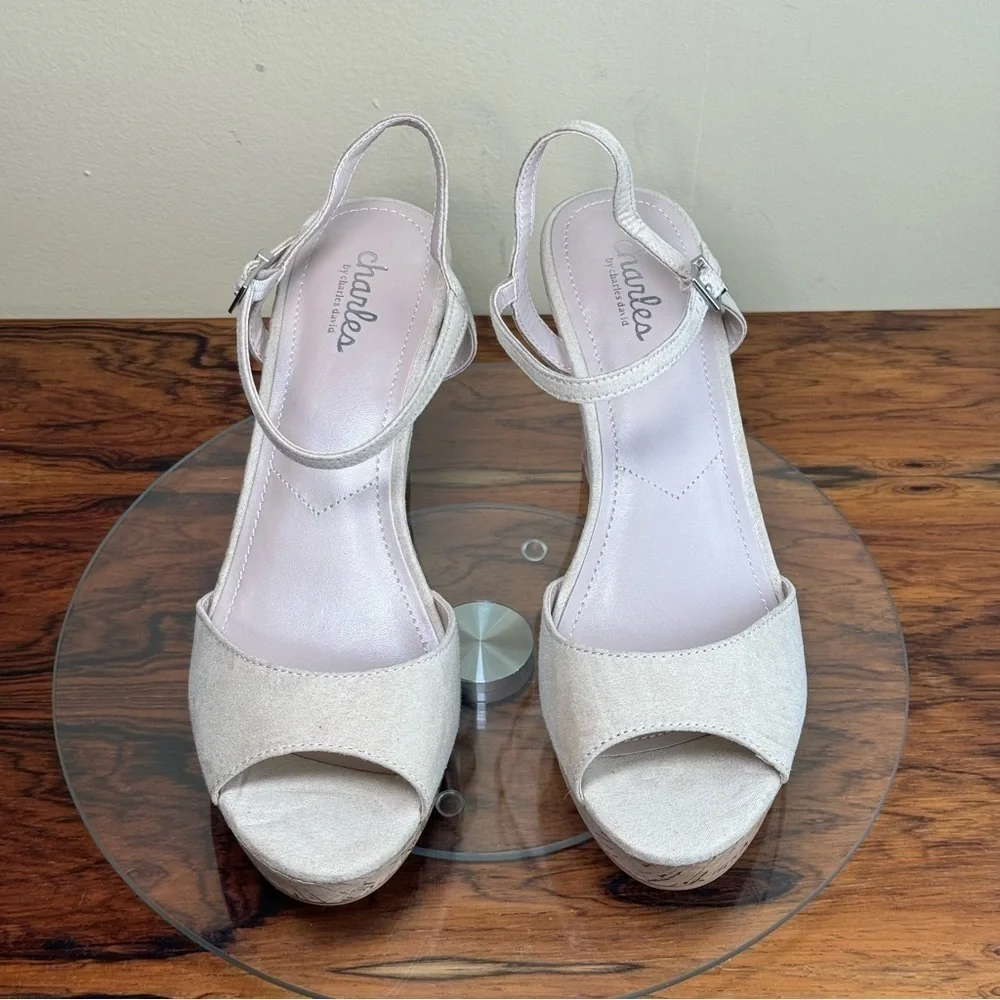 Charles By Charles David Lambert Sandals in Nude